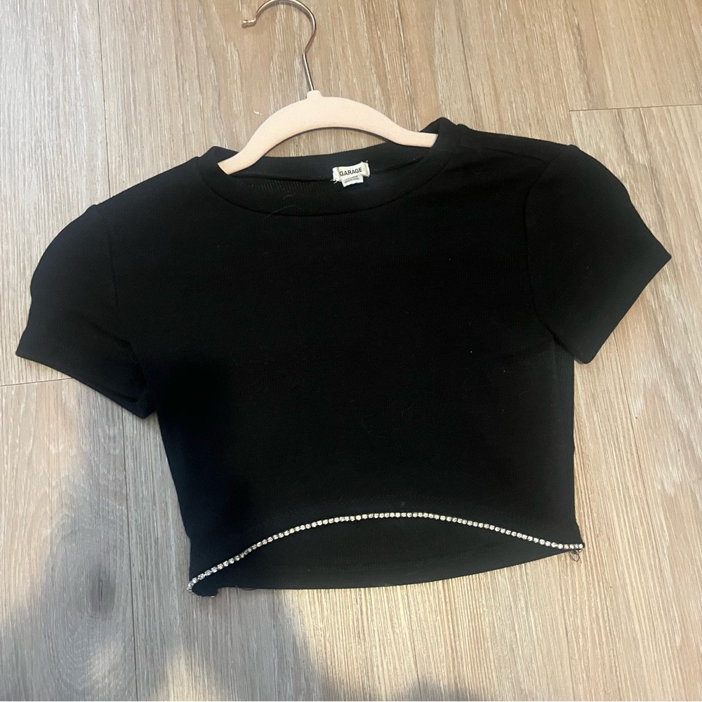 Garage Black Short Sleeve Tee